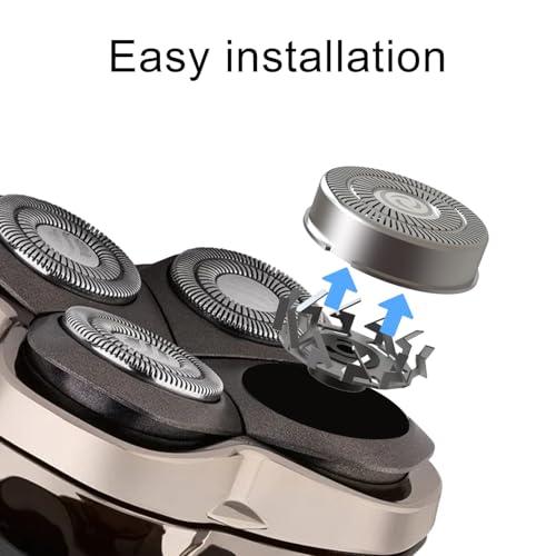 8 Pack Shaver Head Replacement Blade Compatible with Skull Shaver Pitbull Gold PRO, Pitbull Platinum PRO, Pitbull Silver PRO, Diamond PRO Shaver, Head Shavers for Bald Men