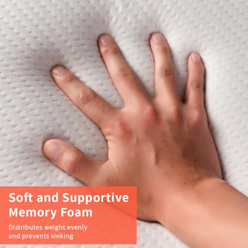 Memory Foam Lash Bed Topper - Non-Slip Massage Table Pad (73x24x2 Inch)