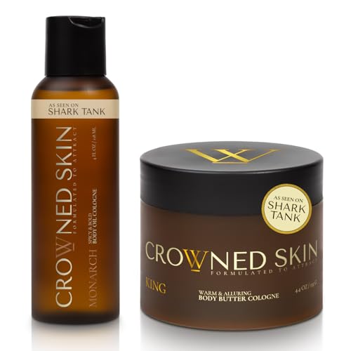 Crowned Skin King Body Butter & Oil Cologne Bundle | Sandalwood & Leather