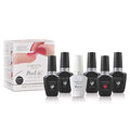 Cuccio Veneer Peel It! Pre-Base Starter Kit ? 6-Piece Gel Polish Set ? Includes Prep, Fuse, Peel It! Pre-Base, Base, Top Coat, and Heart & Seoul Color ? 13 mL Each