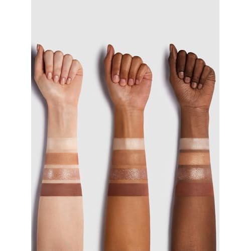 SHEGLAM Essential Eyeshadow Palette Square Eyeshadow Quad Matte, Shimmer, Metallic, Long Wearing-Veil