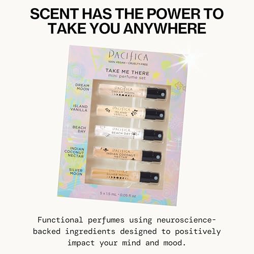 Pacifica Take Me There Spray Perfume Trial Set – 5 Scents