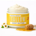Manuka Honey + Rosehip Tallow 2oz Body Butter - Deeply Nourishing & Repairing Natural Skincare