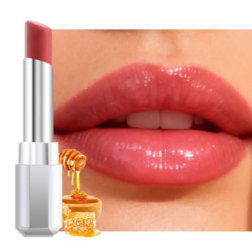 Nude Honey Tinted Lip Balm - Moisturizing Shine Lipstick