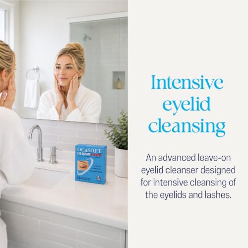 OCuSOFT Lid Scrub Plus Pre-Moistened Eyelid Pads, 35 Count
