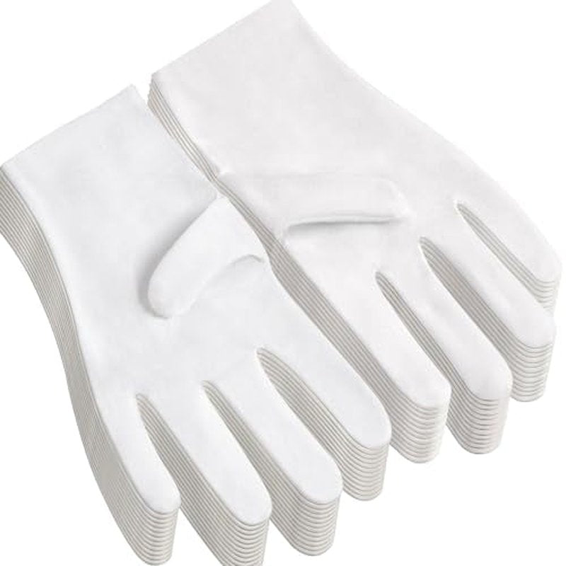 Cotton Gloves for Eczema Relief - Soft Breathable Moisturizing Liners