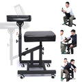 Tattoo Artist Chair with Adjustable Back - 400lb Capacity