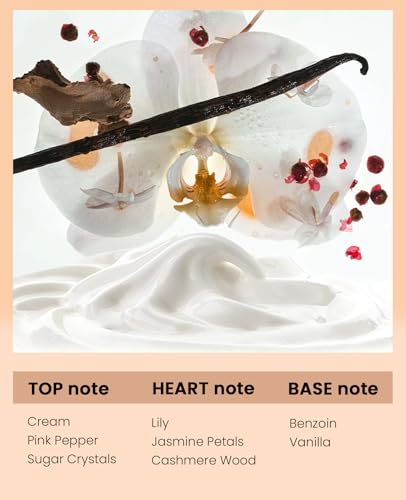 PUREAMOR Vanilla Cream Pheromone Perfume for Women, 0.34oz