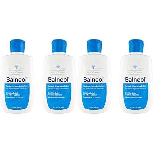 Balneol Hygienic Cleansing Lotion,3oz Bottle,(Pack of 4)