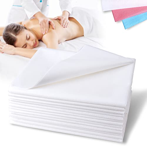 Disposable Bed Sheets 31x78" Non-Woven Spa Massage Table Cover 20Pcs