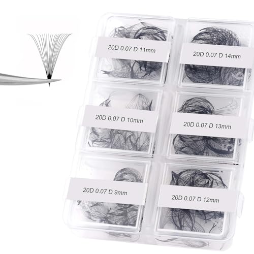 FADLASH Premade Lash Fans 300pcs 20D Eyelash Extensions