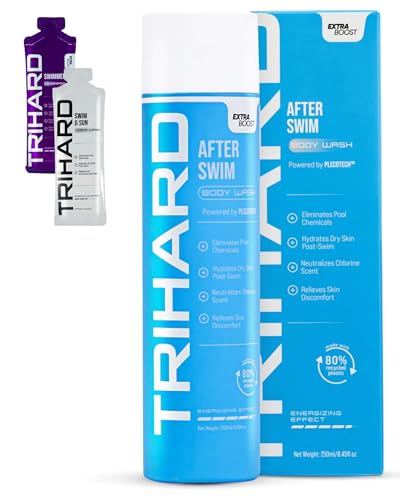 TRIHARD Elite Rejuvenation Body Wash | Advanced Chlorine & Saltwater Removal | Post-Swim Hydrating Formula