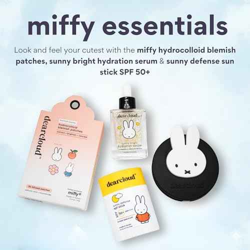 dearcloud Miffy Hi-Def Duo Compact Mirror - Travel-Friendly, Dual Magnification