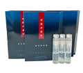 Prada Luna Rossa Ocean EDT Sample Spray Set for Men - 1.2ml (Set of 3)