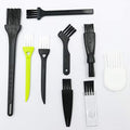 Electric Shaver Cleaning Brushes Razor Cleaner Set Nylon Bristles PP Handle Compatible with Electric Shaver, Trimmer - Set of 9, Man¡¯s Small Brush kit, Razor Cleaner