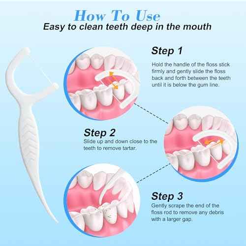 Individually Wrapped Dental Floss Picks, Floss Singles Case,100 Count Tooth Flossers for Travel Hotel Restaurant Party Office Car, Oral Care and Clean Teeth for Adults Kids (100)