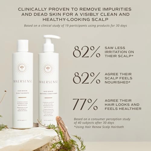 INNERSENSE Organic Hair Renew Scalp Balance Duo for Healthy Hair & Scalp
