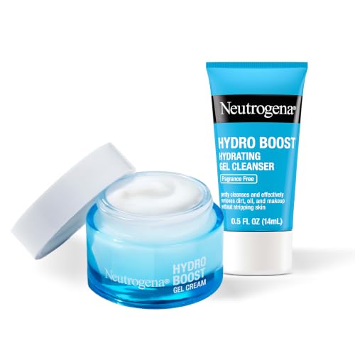 Neutrogena Hydro Boost Gel Cream & Cleanser Set – 48-Hour Hydration