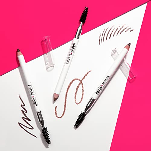 wet n wild Brow-Sessive Brow Pencil Duo with Spoolie, Taupe