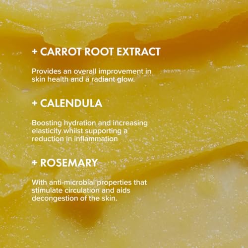 The Organic Pharmacy Carrot Butter Cleanser, Balm to Oil Makeup Remover, 1.18 Fl Oz, All Skin Types