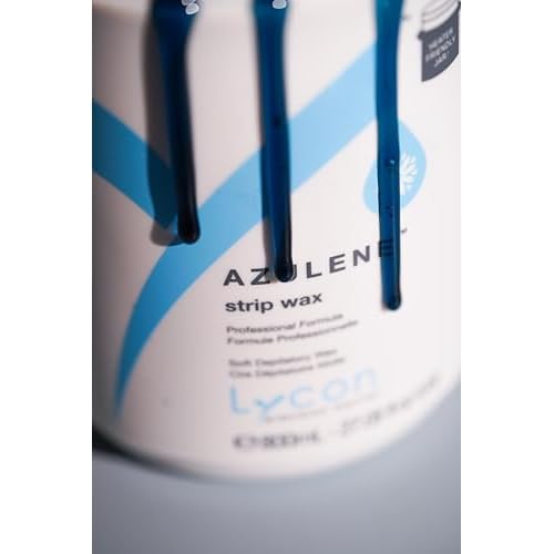 Lycon Azulene Magic Strip Wax for Hair Removal, Soft Wax for Gentle Use Over Larger Areas, Professional-Grade Soothing Formula, Suitable for Sensitive Skin, 800ml