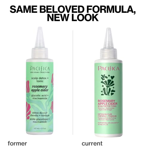Pacifica Scalp Detox Tonic - Exfoliating Scalp Treatment with AHA & BHA