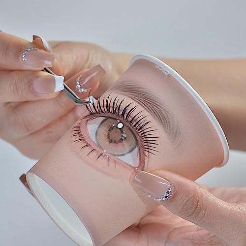 Eyelash Practice Paper Cups - 20 Pieces for Lash Extension Training