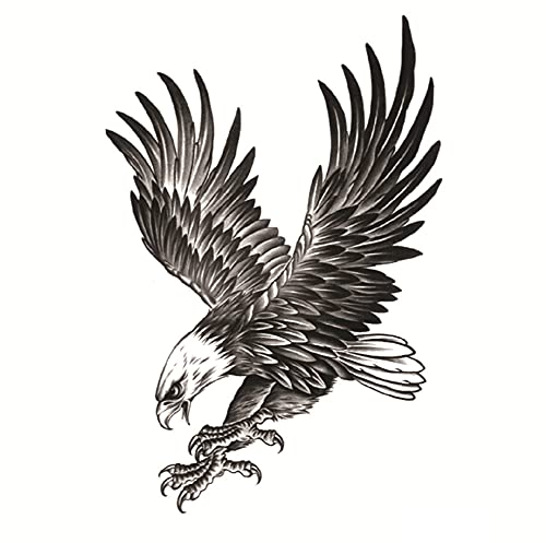 Eagle Temporary Tattoo Stickers Waterproof 2 Pack