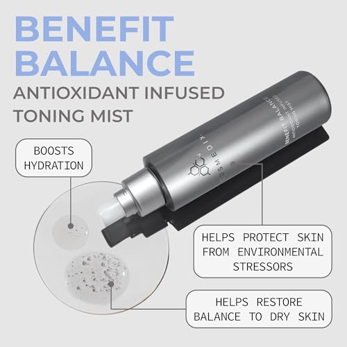 COSMEDIX Benefit Balance Toner ? Ultra-Nourishing & Hydrating Facial Mist for Fine Lines, Wrinkles & Dull Skin ? Deep Cleansing Facial Care for Moisturized, Radiant Glow ? 150 ml / 5 fl oz