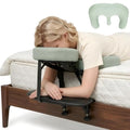 Massage Headrest for Bed with Arm Rest & Breast Pillow