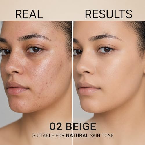 CC Cream Foundation Matte 24H Oil Control Shade 02