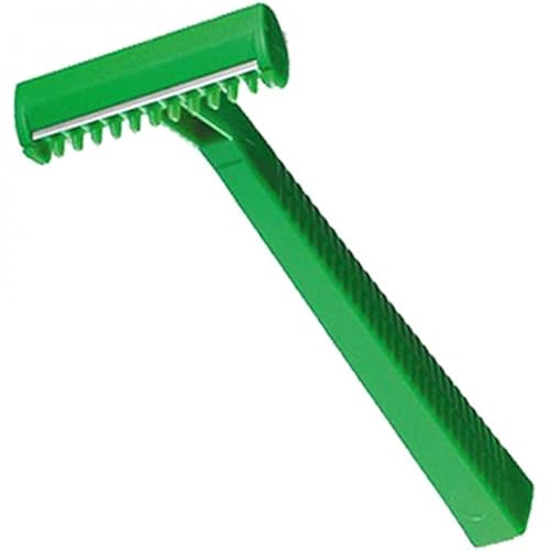 Wilkinson Hospital Disposable Razor, 100 ct, Green, Alloy Steel, Unisex
