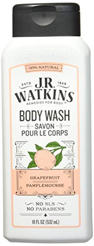 J R Watkins Body Wash, Grapefruit, 18 fl oz (532 ml)