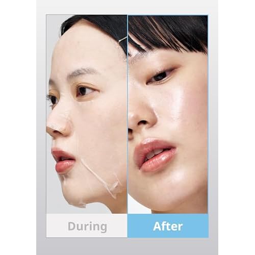 SNP Supercharged Sheet Mask Set | Variety Sheet of 4-Collagen, 4-Aloe, 4-Rose Face Mask Sheet | Facial Mask for Hydrating and Moisturizing | Korean Skincare Gift Set | 12 Sheets