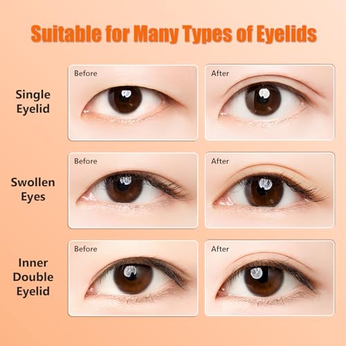 Taolivingmart S*100 Invisible Single-Side Eyelid Tape for Hooded & Droopy Eyes - Natural Look, 100 Count