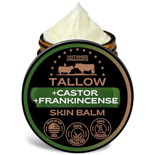 Beef Tallow Balm for Face & Body - 100% Grass-Fed Moisturizer