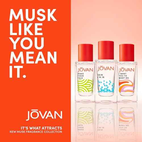 Jovan I Want You To Want Me Eau de Parfum 1.7 fl oz (Pack of 1), Notes of Pink Pepper, Musk, and Rose, Unisex Fragrance, Long Lasting, Everyday Fragrance, Travel Size