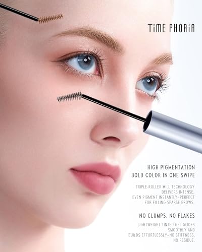 Revela Tinted Eyebrow Mascara 12H Waterproof Brow Gel - Ash Grey