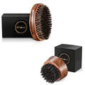 BFWood Boar Bristle Beard Brush for Men - Black Walnut Wood