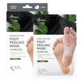 Ariul Charcoal Foot Peel Mask - Exfoliating Socks for Dead Skin (2 Pairs)