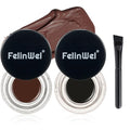 Gel Eyeliner & Eyebrow Pomade, Waterproof Black & Brown