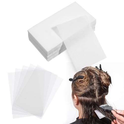 100 Pack Hair Perm Papers Thin End Papers for Salon & Home Perms