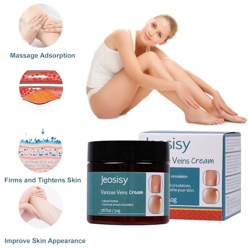 Natural Varicose Vein Cream for Soothing Legs & Skin