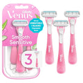 Gillette Venus Sensitive Disposable Women's Razor - Pack of 3