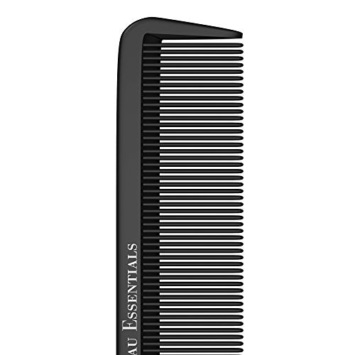 Professional 8.8" Tail Comb - Carbon Fiber & Stainless Steel