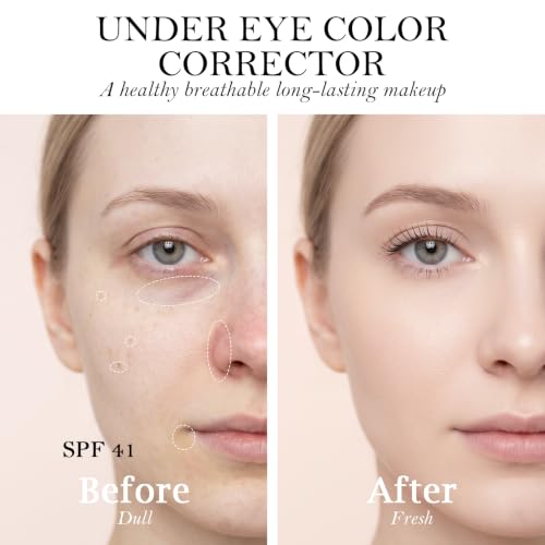Re. Misoo SPF 41 Under Eye Concealer & Brightener with Sunscreen, Dark Circles Cover