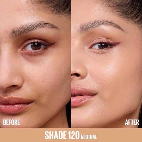 Maybelline Lifter Plump & Glow Foundation with Niacinamide & Hyaluronic Acid, 120