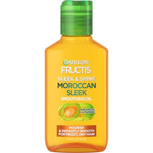 Garnier Fructis Sleek & Shine Moroccan Argan Oil - Frizz Control, 3.75 Fl Oz
