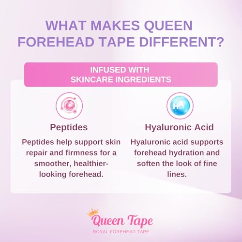 Queen Royal Forehead Tape - Anti-Wrinkle Overnight Skincare (20 pcs)