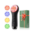 Electric Facial Cleansing Brush with 4 LED Light & 5 Vibration Levels